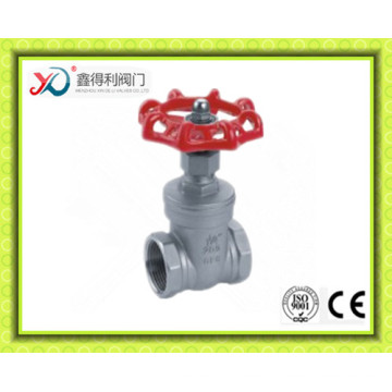 China Fábrica CF8 / CF8m / CF3m Válvula de compuerta roscada (Z15W)